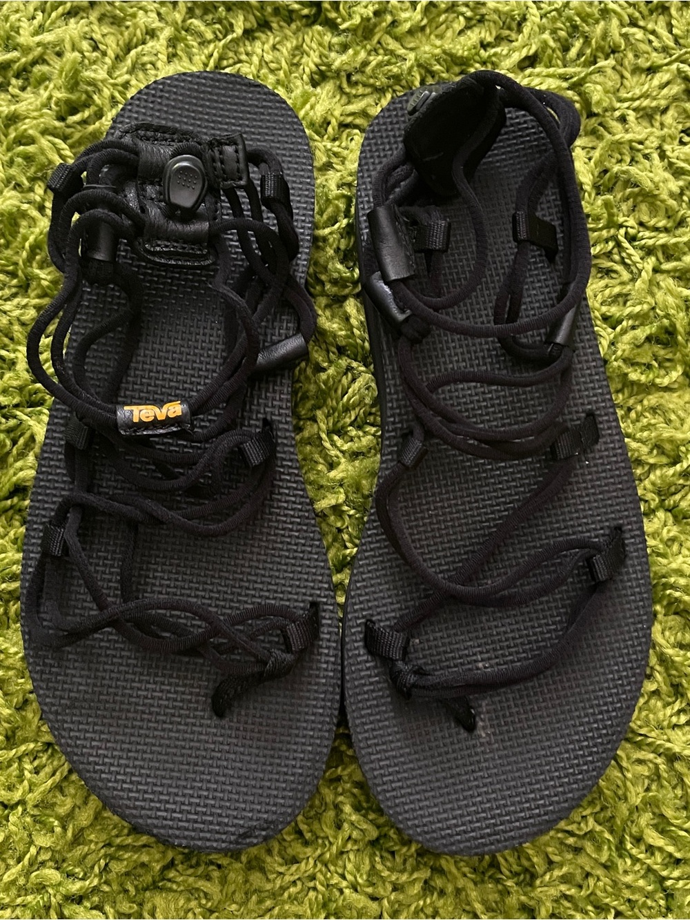 Teva Black Women's Strappy Adventure Sandals